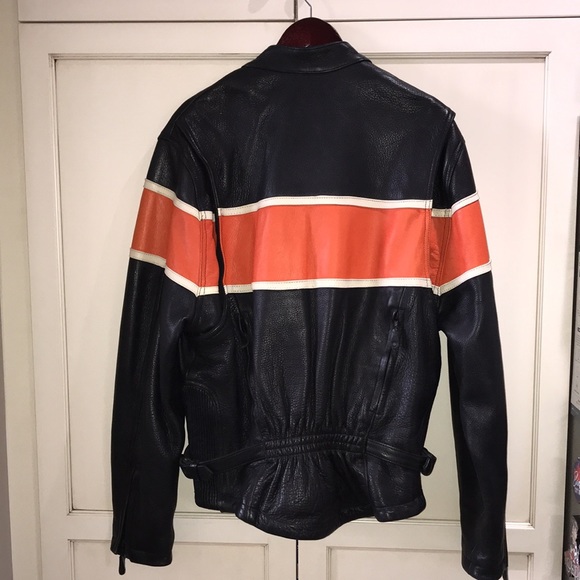 Leather Motorcycle Riding Jacket - Picture 2 of 15